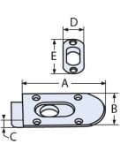 91mm Paslanmaz Yaylı Sürgü Kilit