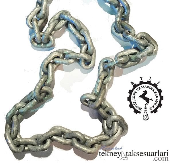 Ø 6 mm, Kalibre Zincir Galvaniz