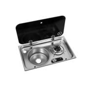 NAVY LOAD Cam Kapaklı Ocak Evye