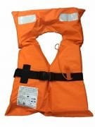 100N TSE Sertifikalı Yetişkin Can Yeleği - Turuncu Tekne Tipi