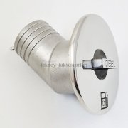 Paslanmaz 38mm (1 1/2) 30' Eğik, Diesel Mazot Dolum Ağzı, Diesel