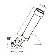 KROM OLTA AYAĞI 316 KALİTE 34 CM