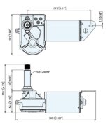 TMC Silecek Motoru 12V