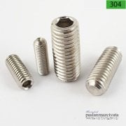 12mm Paslanmaz Setskur Çeşitleri, (Kafasız alyan) DIN916