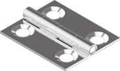 28,5 X 30 X 0,8 mm Paslanmaz Menteşe | 304 Kalite
