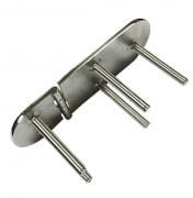 126 x 40, 316 Kalite Paslanmaz Menteşe Civatalı