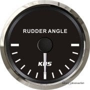 KUS Dümen Açı Göstergesi,12V/24V  52mm Siyah