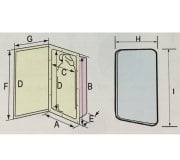 Yangın Tüp Kutusu, 2 Kg Tüp için