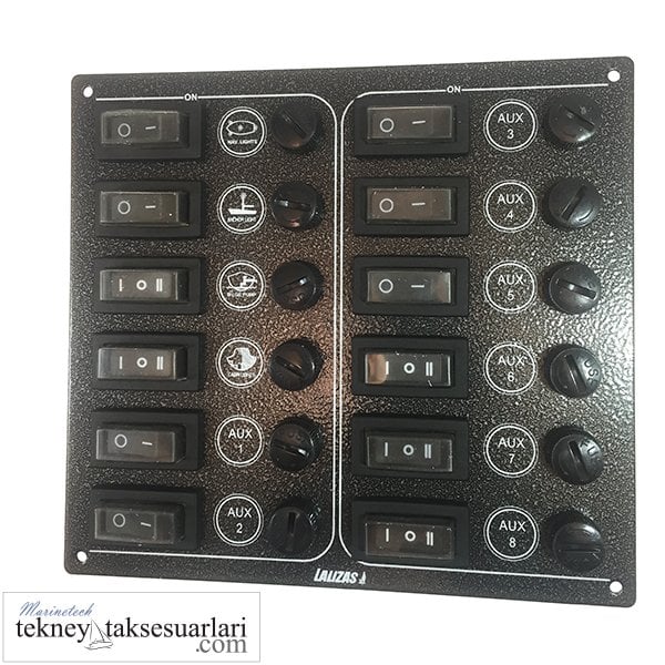 12'li Kontrol Paneli Ultra 'Sp12' 12 Komur Rengi