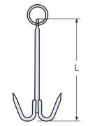 375mm 3 kg Tarama Çıpası