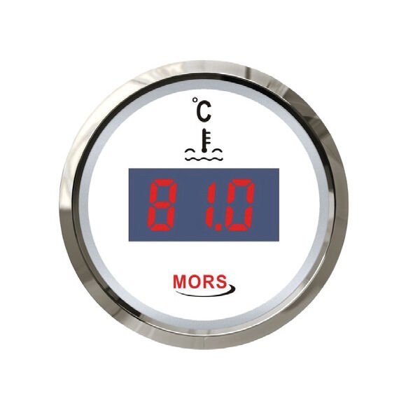 Dijital Hararet Göstergesi Beyaz 12-24 V