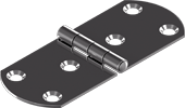 100 X 40 X 1,5 mm Paslanmaz Menteşe | 304 Kalite
