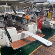 Carbon Pasarella Katlanır Model | Karbon Pasarella Tekne İsmi Yazılı Pasarella - 35x260