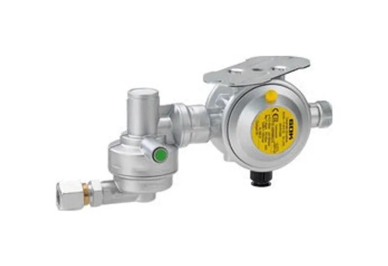 Gaz regulatörü yatay tek tüp için ( Çarpma Sensörlü )