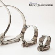 Paslanmaz W4 Takviyeli, Ağır Hizmet Hortum Kelepçe Çeşitleri