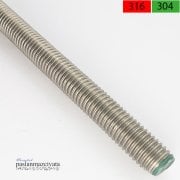 M4 Paslanmaz Gijon, Saplama DIN976 A2 AISI 304 KALİTE