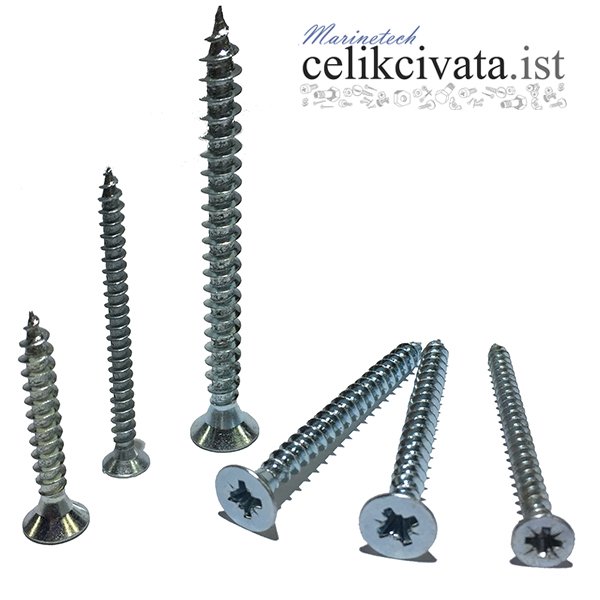 4.5 mm Sunta Vidası YHB Yıldız (100 Adet) | DIN 7997