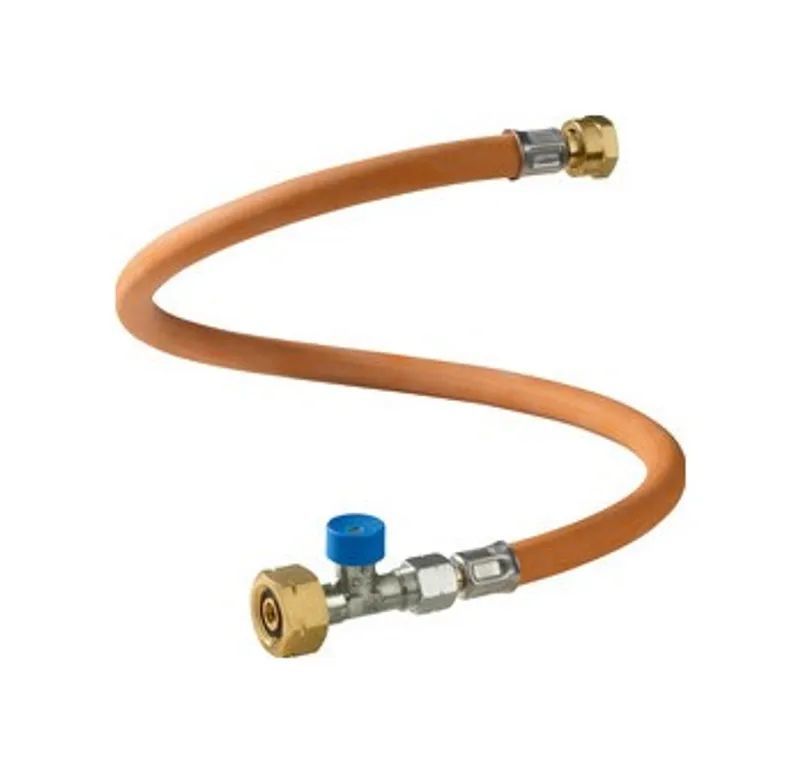 Gaz Bağlantı Hortumu 30 Mbar 750 mm ( G8 girişli )