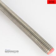 M20 Paslanmaz Gijon, Saplama DIN976 A4 AISI 316 KALİTE