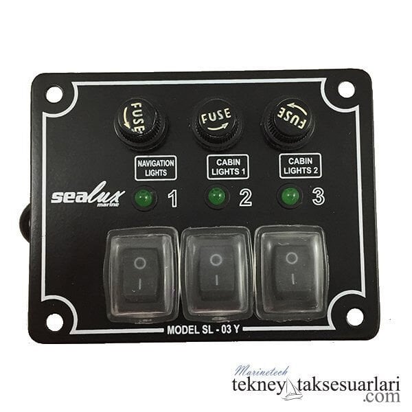 Yatay, İzoleli, Switch Panel, Çeşitleri Sigortalı 3'lü