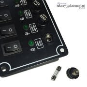 Yatay, İzoleli, Switch Panel, Çeşitleri Sigortalı 5'li