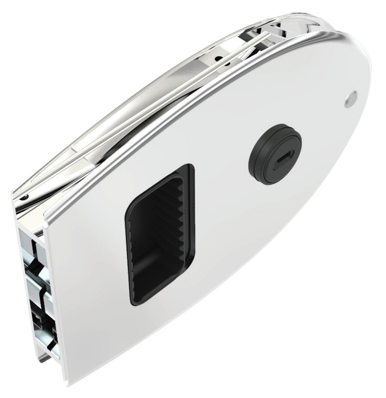 Southco Oval Kapı Kilidi Krom