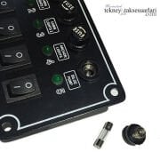 Yatay, İzoleli, Switch Panel, Çeşitleri Sigortalı 10'lu