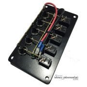 Dikey, İzoleli, Switch Panel Çeşitleri, Sigortalı 10'lu