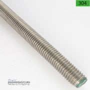 M5 Paslanmaz Gijon, Saplama DIN976 A2 AISI 304 KALİTE