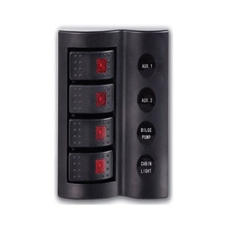 Piyano Düğme Çeşitleri, Switch Panel Sigortalı 4 lü Panel