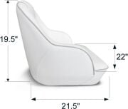 BEYAZ LÜX KAPTAN KOLTUĞU, KOLTUK