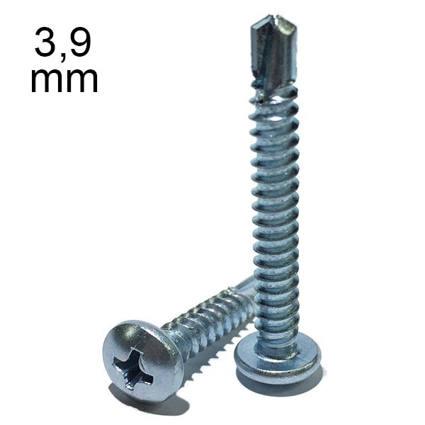 3.9 mm YSB Matkap Uçlu Akıllı Sac Vidası (100 Adet)