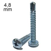 4.8 mm YSB Matkap Uçlu Akıllı Sac Vidası (100 Adet)