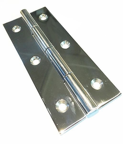 50 x 120 mm Paslanmaz Menteşe Köşeli | 304 Kalite