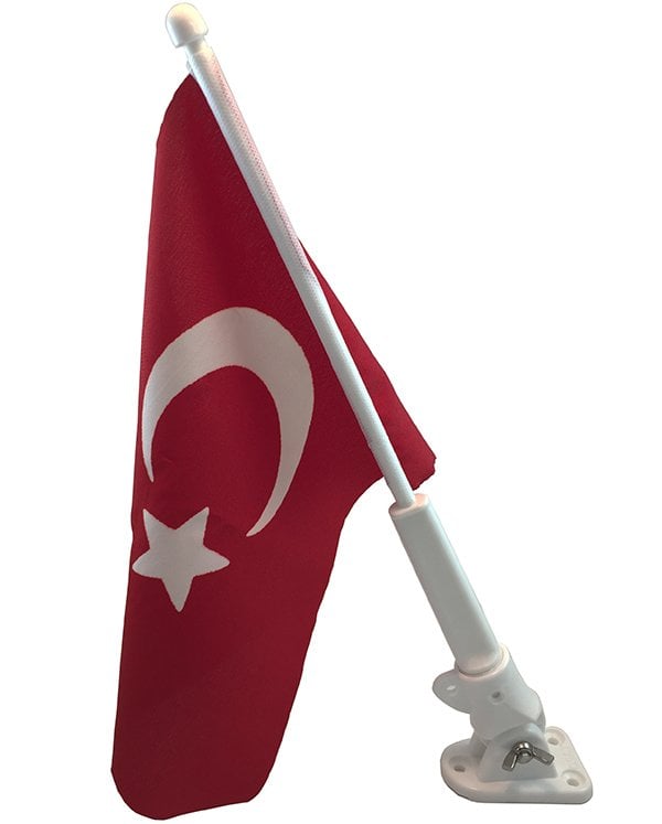 PLASTİK BAYRAK DİREĞİ (BAYRAKLI)