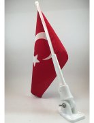 PLASTİK BAYRAK DİREĞİ (BAYRAKLI)