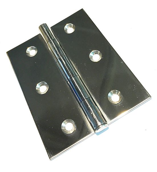 60 x 75 mm Paslanmaz Menteşe Köşeli | 304 Kalite